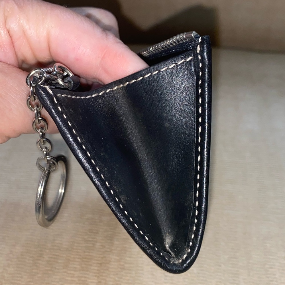 Coach Signature Zip Key Case - Picture 6 of 13